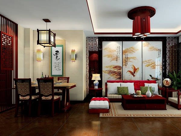 天一美家簡(jiǎn)奢主義紅色沙發(fā)